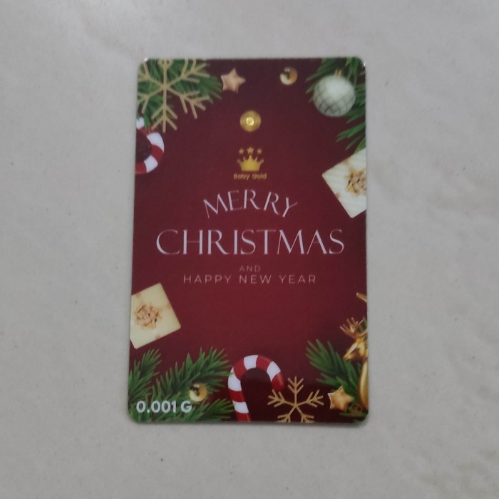 BABY GOLD 0,001 EDISI NATAL CHRISTMAS special edition HARGA PER BIJI