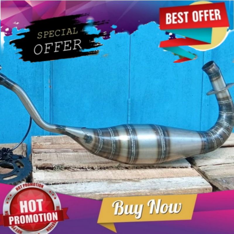 LAMBUNG KNALPOT /PERUT KNALPOT KOBRA PNP NINJA R RR SS