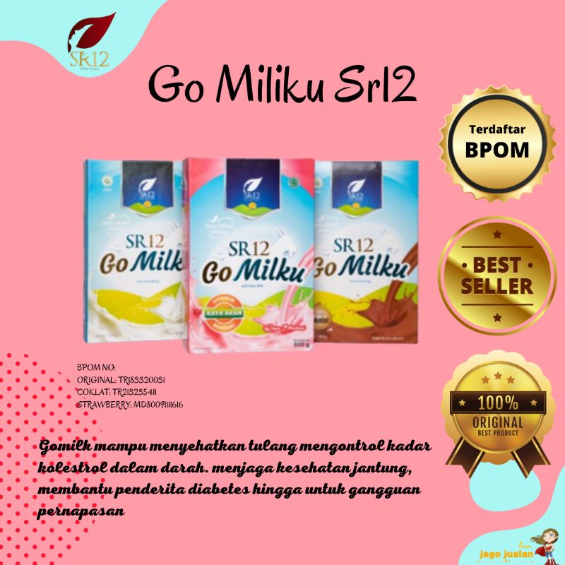 

Susu Go Milku Sr12 obat asam lambung herbal