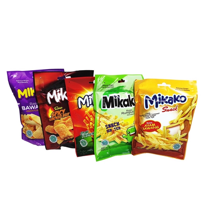 

Mikako Snack Viral Aneka Rasa - Netto 10 bks x 22 gr