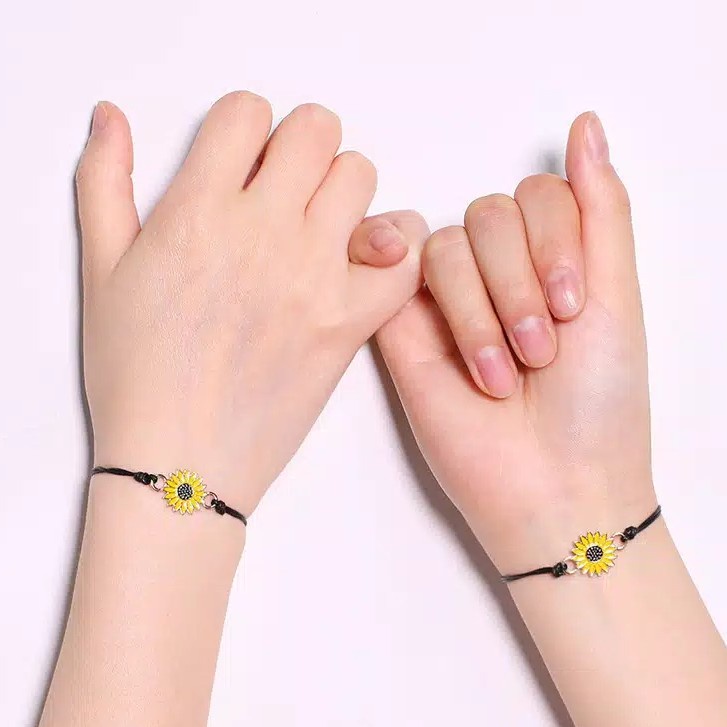 Gelang Tali Persahabatan Anyaman Korean Fashion Gelang BFF Gelang Pasangan Sahabat Gelang etnik Stoc