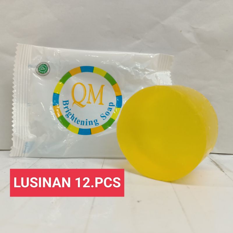 12 pcs Sabun QM Lusinan Brightening Soap