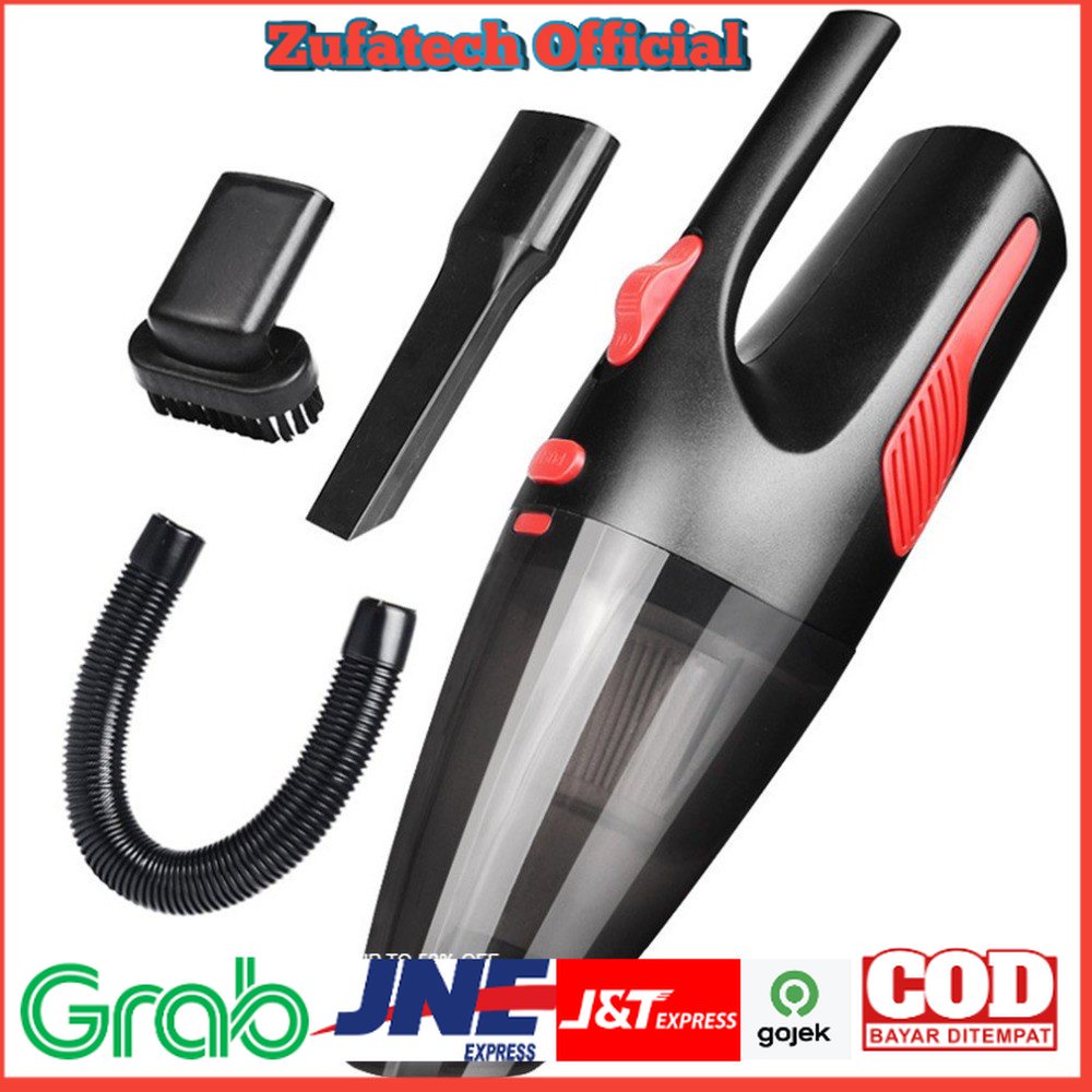 OTOHEROES Handheld Vacuum Cleaner Penyedot Debu Mobil Serbaguna 120W 12V - VC37 - Black