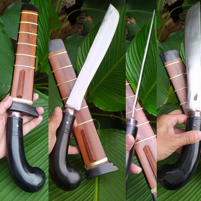 Golok Kerja Petani Baja Per Polet Hitam