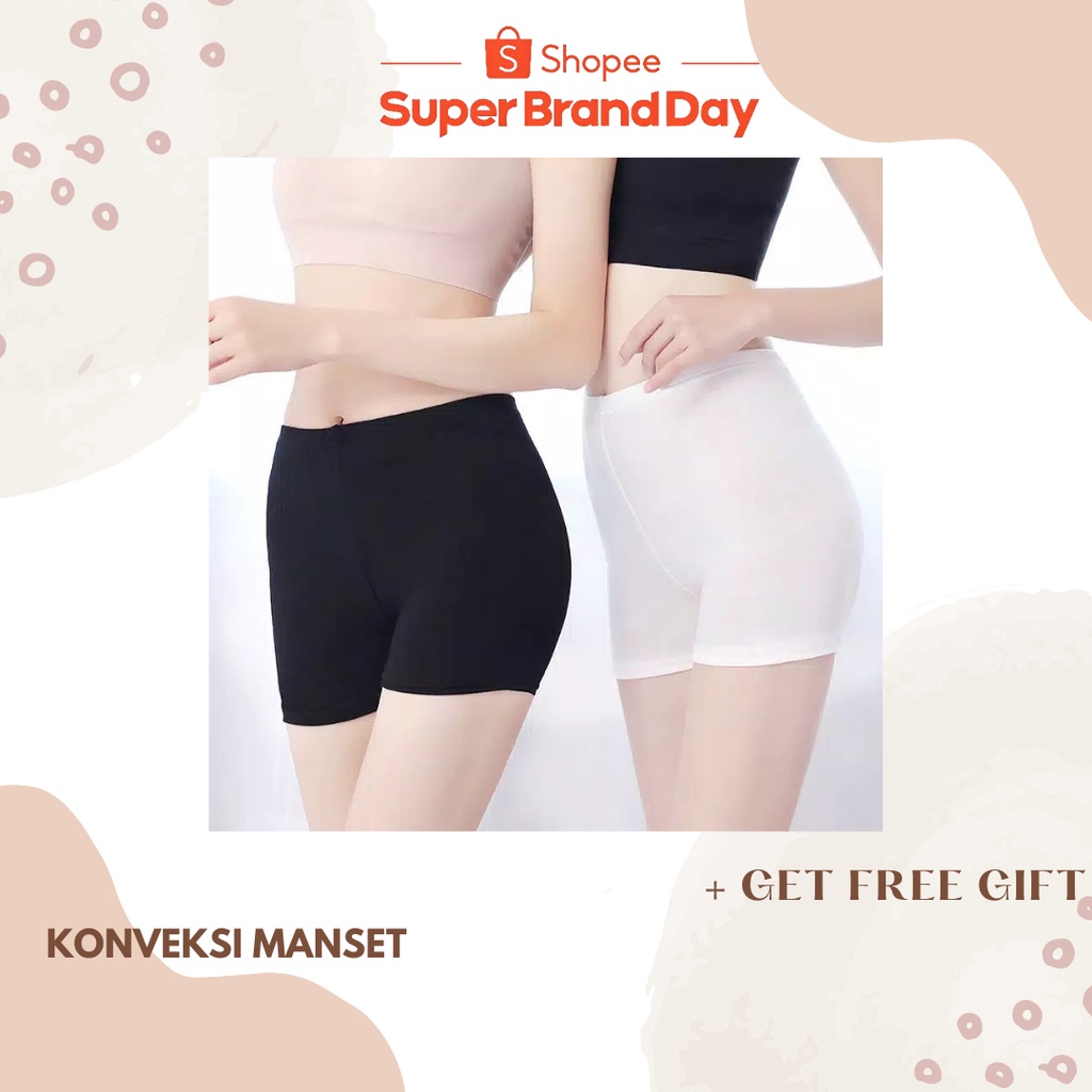 CELANA SHORT PANTS WANITA BAHAN SPANDEK UKURAN JUMBO / PROMO / DISKON