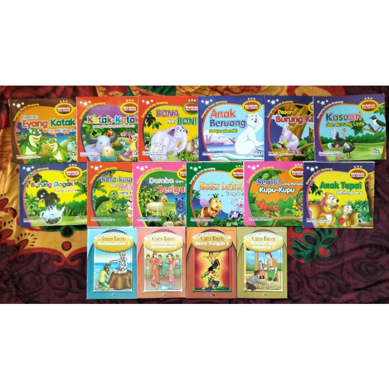 ORIGINAL BUKU CERITA ANAK DONGENG DUNIA BINATANG NASEHAT EYANG KATAK ANAK TUPAI AKHIRNYA JERA RATU L
