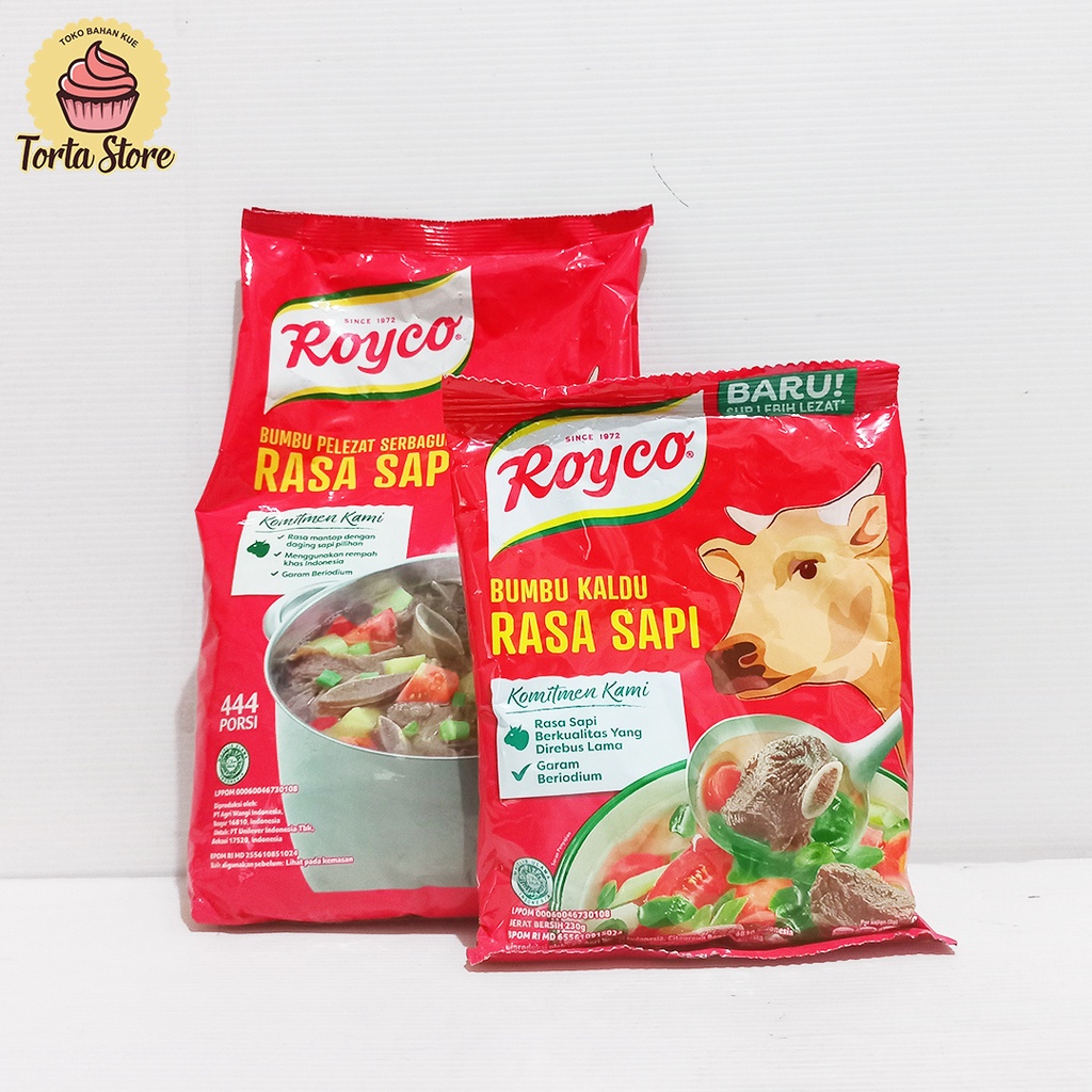 

Royco Bumbu Penyedap Makanan Rasa Kaldu Sapi 1kg dan 250gr