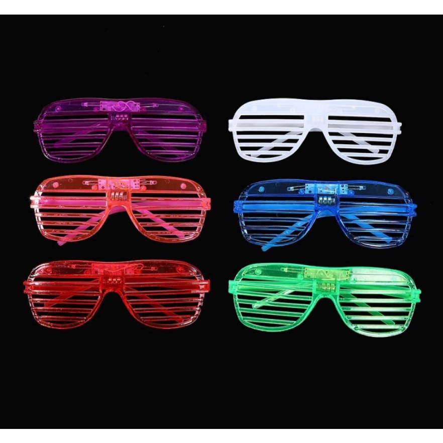 TBI Party Glasses Kacamata Party Bisa Nyala LMFAO Kacamata Neon Millenial