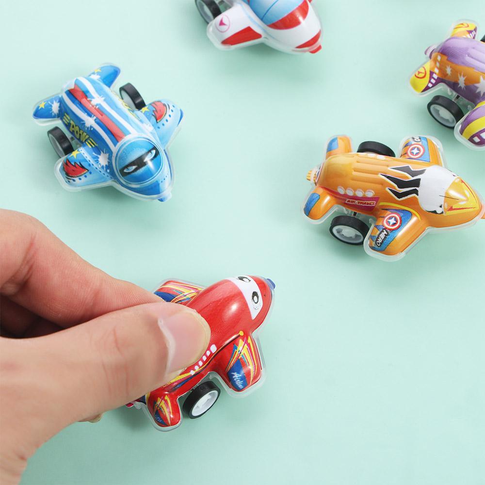 NEEDWAY Pesawat Mainan Plastik Transparan Hadiah Ulang Tahun Lalu Lintas Pesawat Klasik Airplane Toy