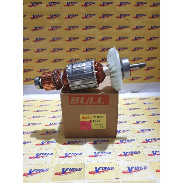 BULL G18ST ARMATURE ANGKER MESIN GERINDA GRENDA HITACHI 7 INCH 7" G18 ST