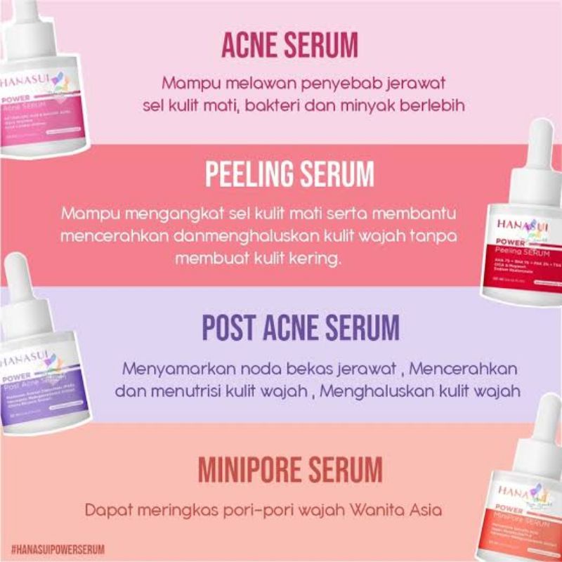 Hanasui Serum Renew BPOM | Hanasui Power Serum | Serum Hanasui