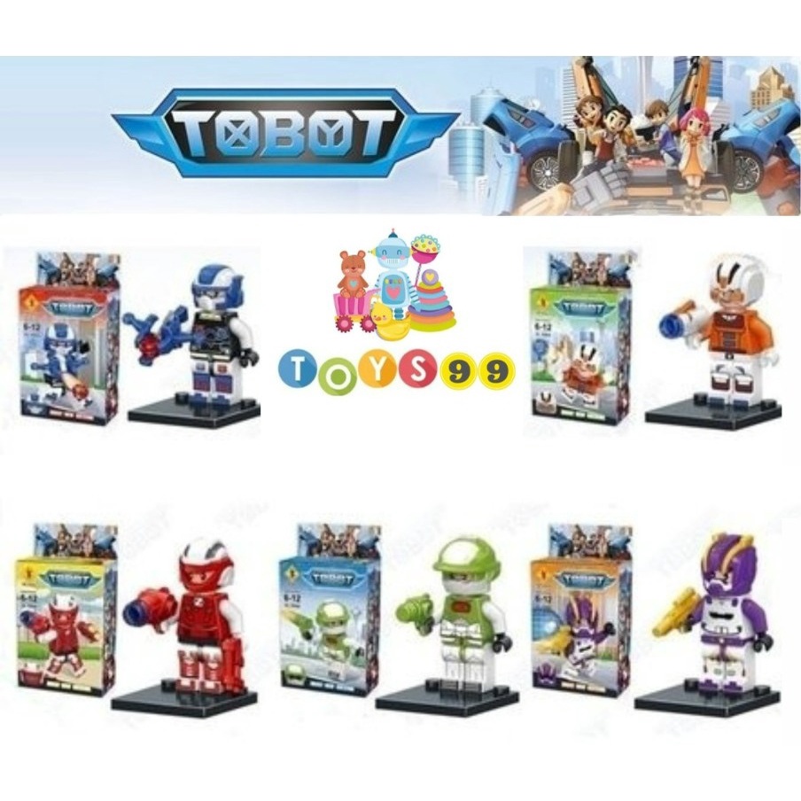 Mainan lego tobot mini figure Bricks block