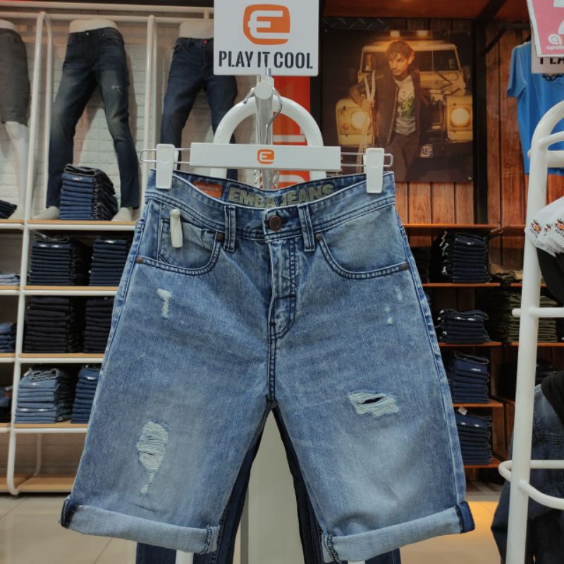 CELANA PENDEK, JEANS PENDEK BY EMBA ORIGINAL