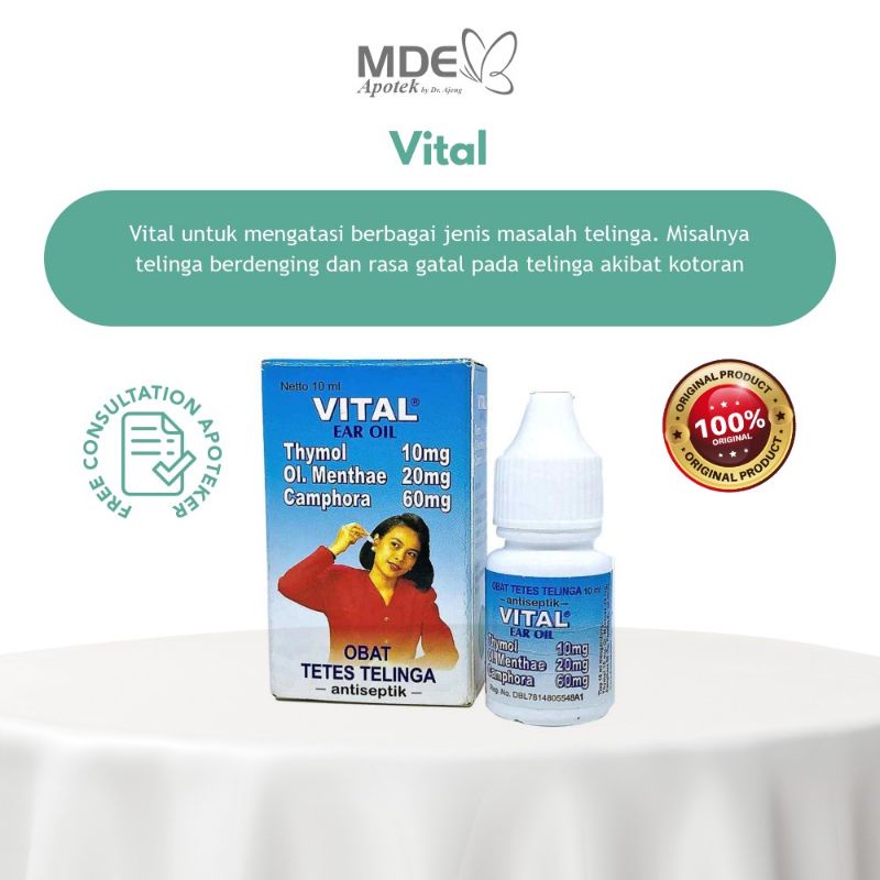 Vital tetes telinga