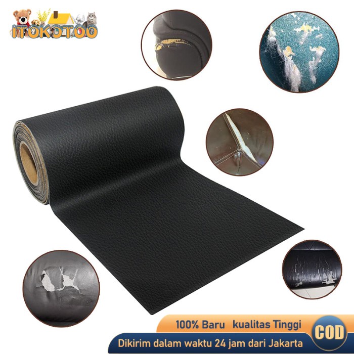 

Stiker 35Cmx137Cm Sticker Stiker Kulit Sofa Furniture Leather Repair Patch