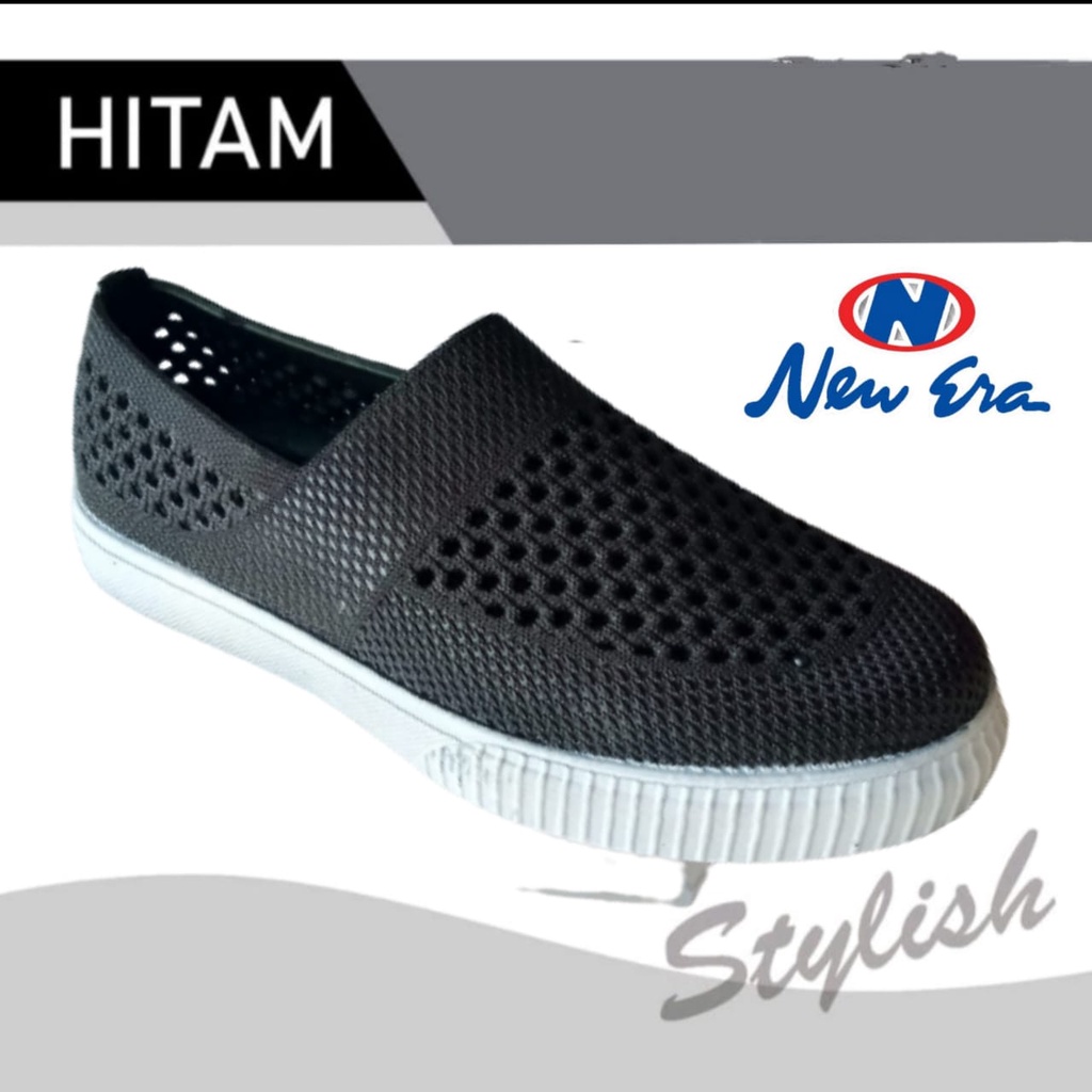sogo NEW ERA LB 12011 Sepatu Slip On Wanita Karet Terbaru Original Murah Sepatu Cewek Termurah