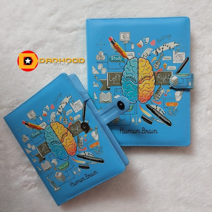 

BINDER PRINTING MOTIP HUMAN BRAIN BLUE A5/RING 20, B5/RING 26