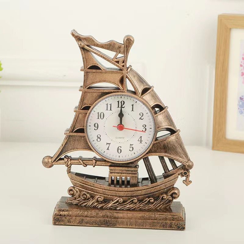 SALE Jam Weker Beker Alarm Kapal laut Hiasan Dekorasi unik lucu ship clock