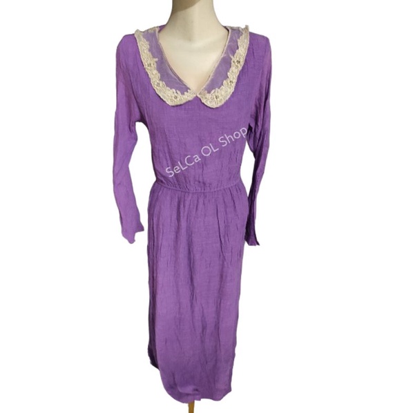 Gamis Remaja Lilac LD 94 PJ 135