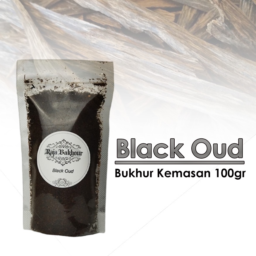 Bakhoor Black Oud 100gr Bukhur Arab Black Oud