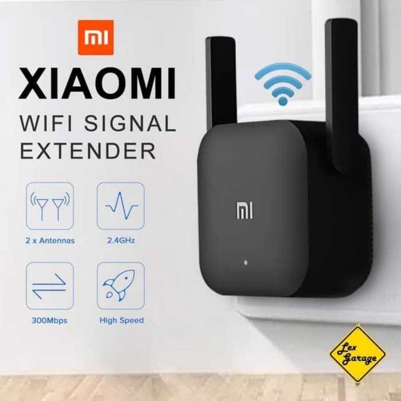 Xiaomi Pro WiFi Amplify 2 Range Extender Repeater 300Mbps - R03 ripiter penguat siyal wifi ruter modem
