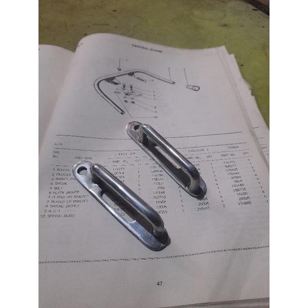 trapdor vespa tahanan dek vespa aksesoris lantai dek vespa