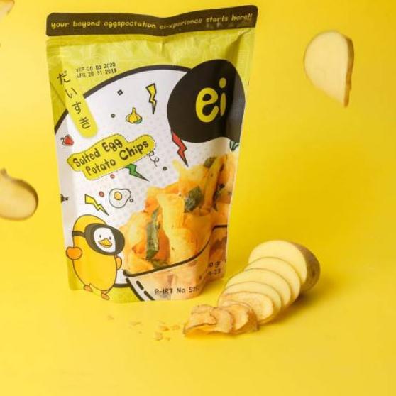 

12.12 Terlaris Ei Potato Chips Salted Egg Keripik Kentang Telur Asin 