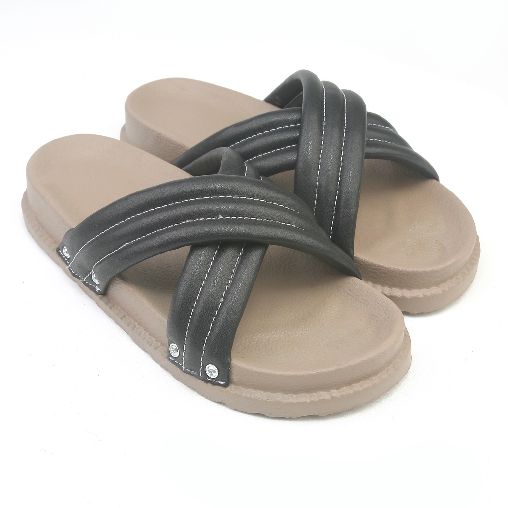 Lexy - Quensley Sandal Platform Wanita Busa Kekinian