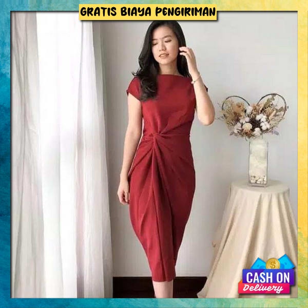 Bsju Party Murah Gaun Malam Santai Drees Korean Style Drwss Pendek Selutut Dress Murah Wanita Dtess 