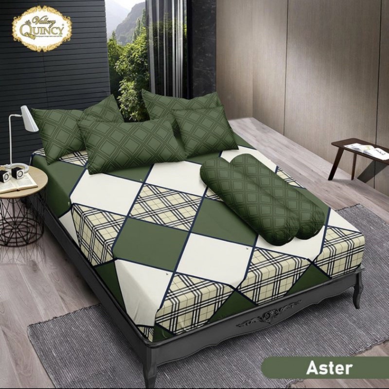 Sprei vallery quincy 180 x 200 motif aster