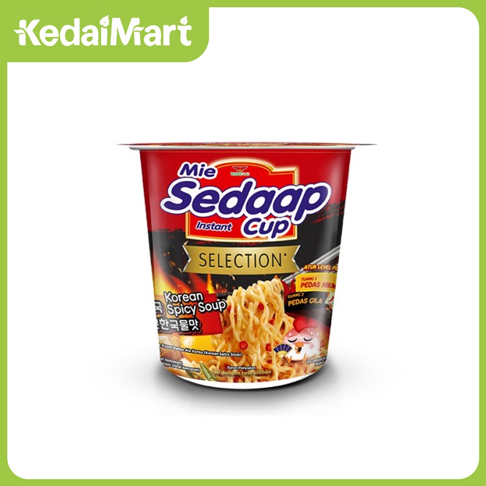 

Mie Sedaap Cup Rasa Korean Spicy Soup 75 Gram