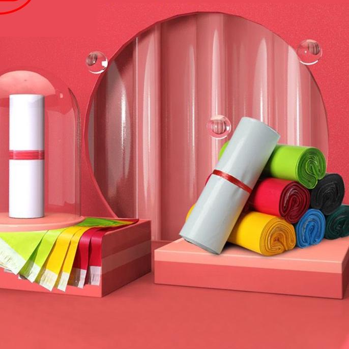 

♥@♥ Plastik Packing Baju / Polymailer Olshop LDPE 30X40CM Glossy Isi 100Pcs Lem Perekat Termurah Grosir