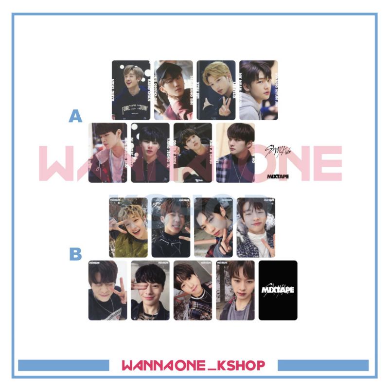 photocard straykids mixtape album