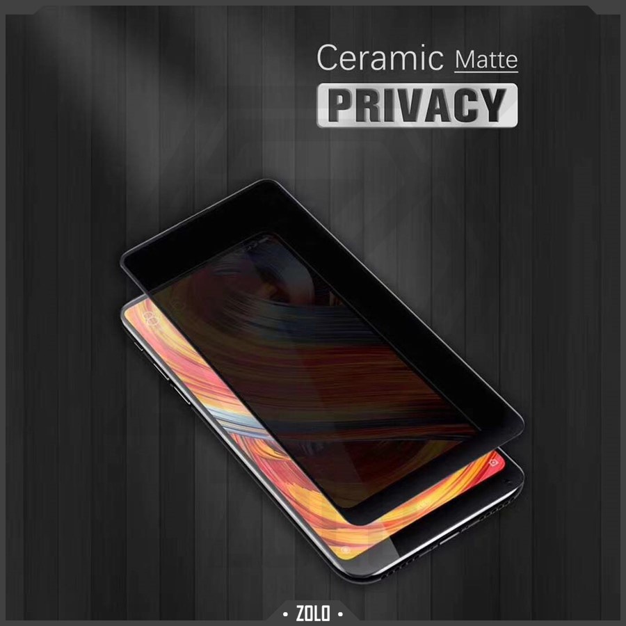 Antigores Ceramic Privacy iPhone / Antigores Anti Spy iPhone Clear Matte / Non Tempered Glass