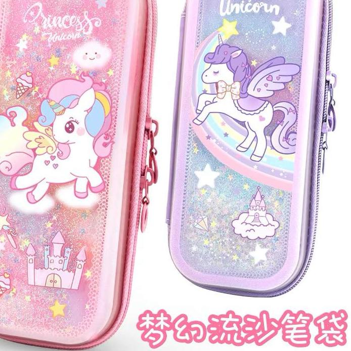 

Best! Tempat Pensil Anak Sekolah Glitter Korea Kawaii Kotak Pensil Unik ヤマ