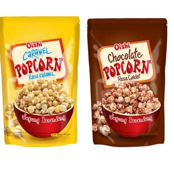 

[KODE PRODUK MWQOG4074] Oishi Popcorn Belgian Butter with cheese / Caramel / Coklat 100 gr