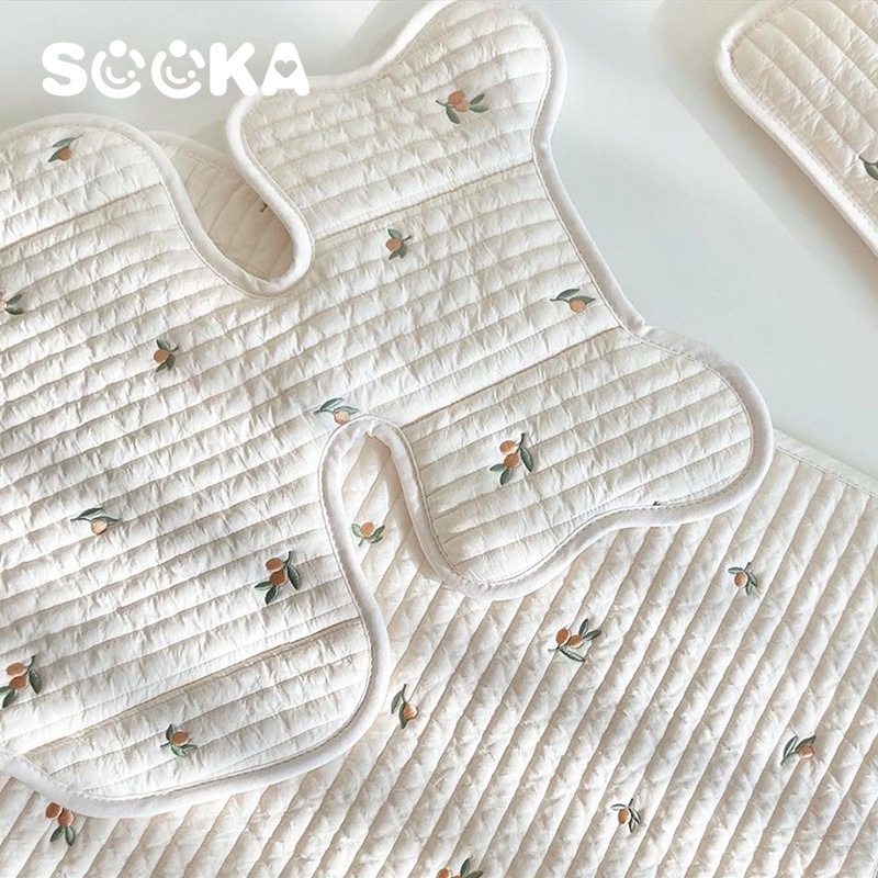 SOOKA Bantal Alas Stroller Bayi/Kursi Makan - Stroller Cushion Pad Motif Dengan Isi Kapas Murni Bantalan Lembut  SK-EBA1109