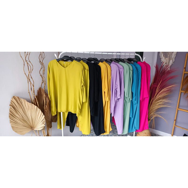 SYARIFAH17 One Set Rayon XL XXL XXXL XXXXL