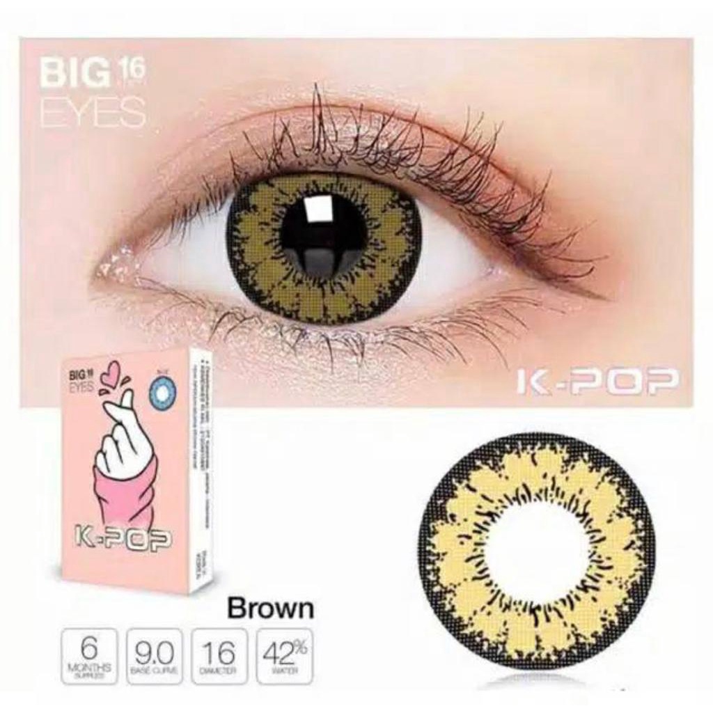 Softlens X2 KPOP 16 MM Normal By X2 Exoticon / Soflen Kpop / Kpop By X2 Exoticon / Soflen K-POP Big Eyes