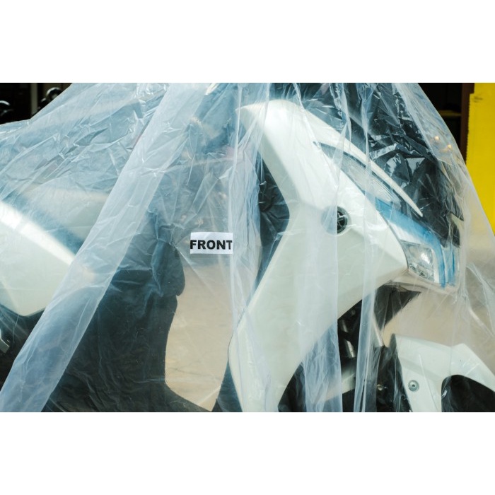 COVER MOTOR TRANSPARAN BENING - SARUNG MOTOR NMAX VARIO VESPA ASTREA