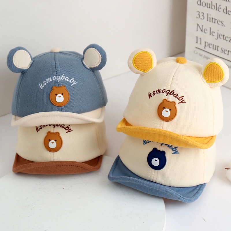 Topi Anak Bati Balita Import Model Corduroy dan Bulu Qbaby