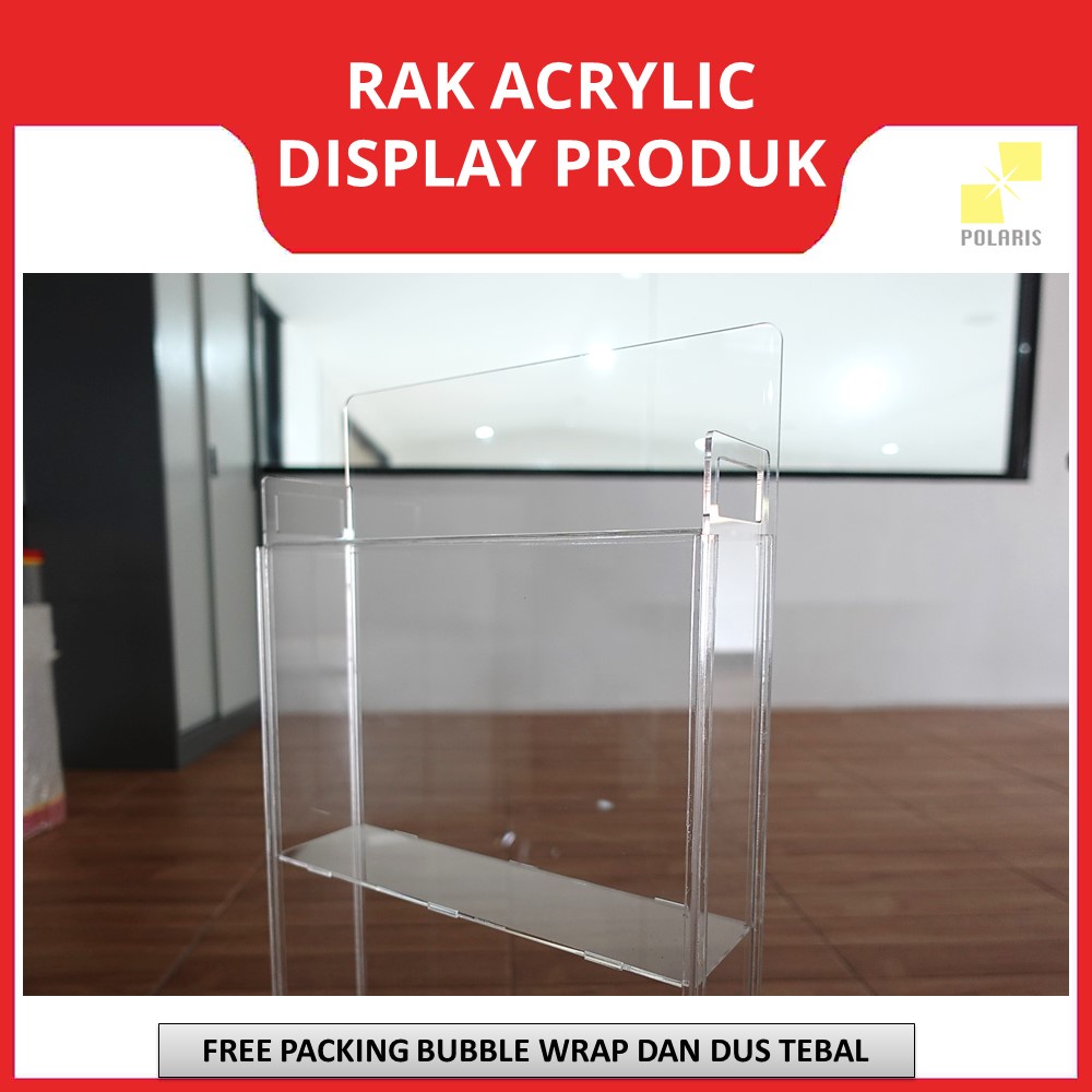 ACRYLIC RAK DISPLAY PRODUK CELOTEH ESTEH - BOX ACRYLIC ETALASE MULTIFUNGSI PRODUCT ORGANIZER -KOTAK AKRILIK TEMPAT PAJANGAN SERBAGUNA