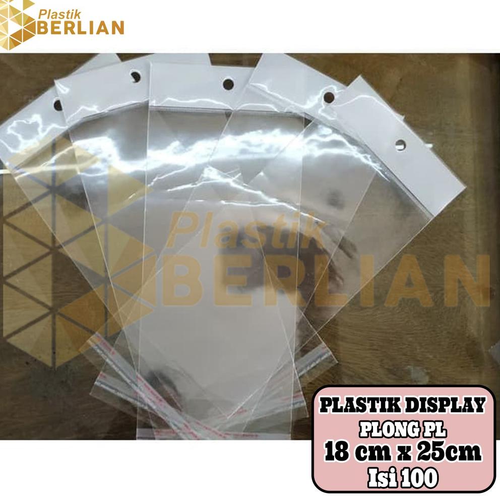 

(N-Z2Z❤) 18 X 25 cm Plastik DISPLAY / STICKER TEBAL (100 lbr) (lem) (PLONG PL) amanah