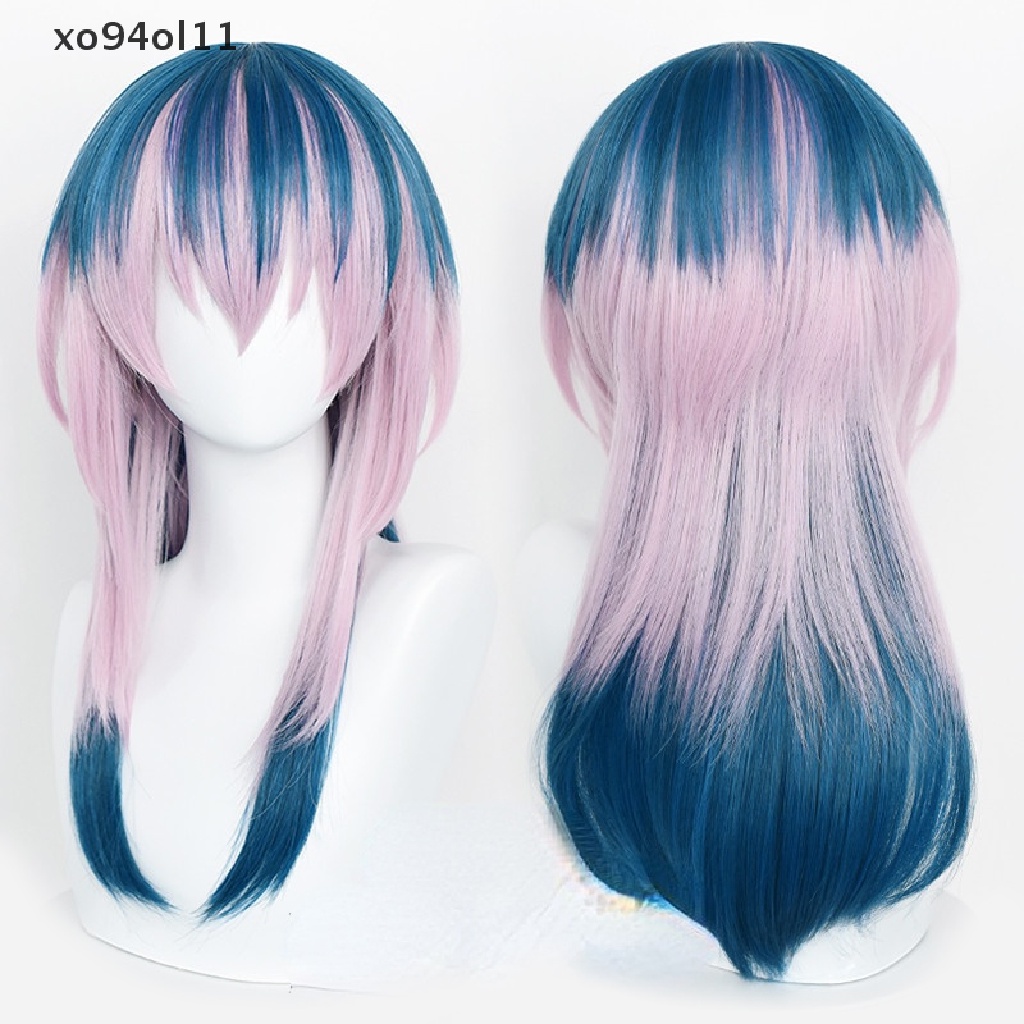 Xo Anime Tokyo Revengers Rindo Haitani Cosplay Wig Biru Ungu Pink Tahan Panas Rambut Cosplay Wig Dewasa Alat Peraga Dekorasi Pesta OL