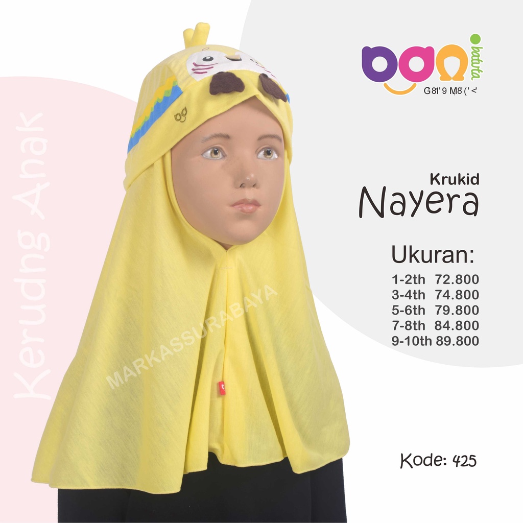 KERUDUNG ANAK KRUKID NAYERA RABBANI ORI