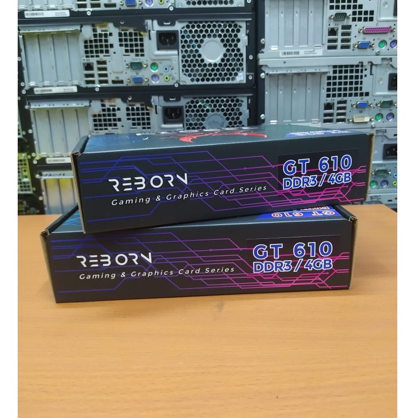 VGA REBORN NVIDIA GEFORCE GT 610 4GB DDR3 64-BIT SISTEM ORIGINAL GARANSI 1TAHUN