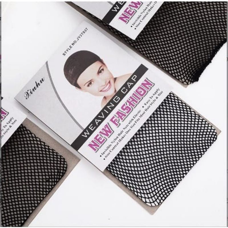 hairnet wig cap coklat atau hitam hair net