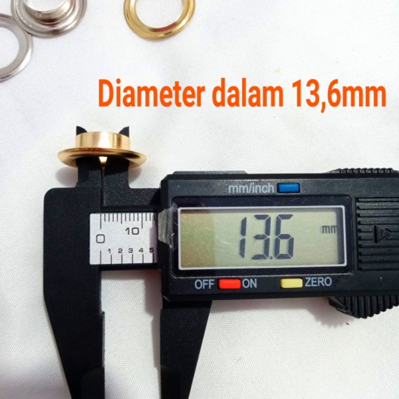 MATA AYAM 13MM + RING TAS DOMPET AKSESORIS - Kattelaurents