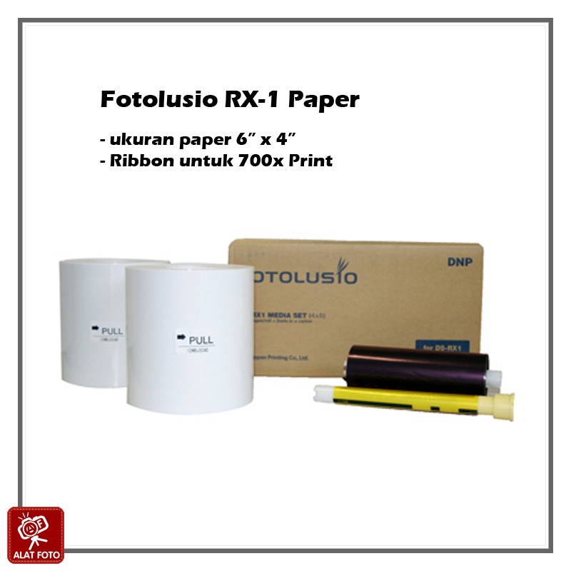 Fotolusio paper DS-RX1 ukuran 4 x 6 in
