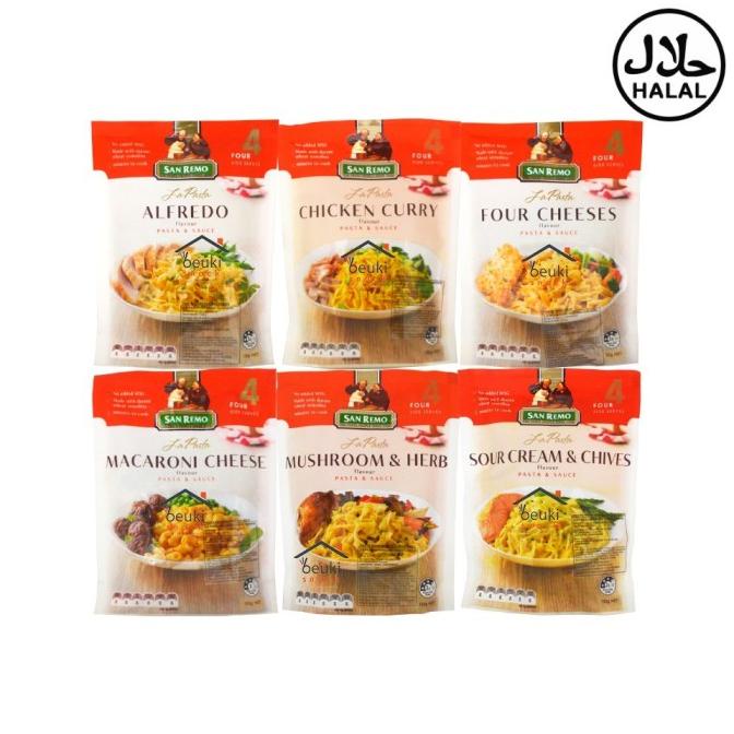 

SAN REMO La Pasta All Variant - SANREMO Pasta dan Sauce Instant 120g